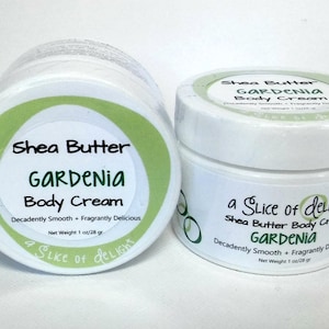 Gardenia Shea Butter Body Cream, Body Cream, Shea Butter Cream, Moisturizer, Gift for Her, Body Lotion, Hand Cream