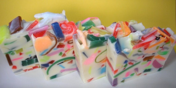 Fun Confetti Soap for Kids: Essential Oil Soap Recipe