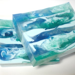 Ocean Mist Soap, Ocean Soap, Glycerin Soap, Shea Butter and Olive Oil Soap, Floral scented, Beach Soap,Nautical Soap, Sea Soap image 3