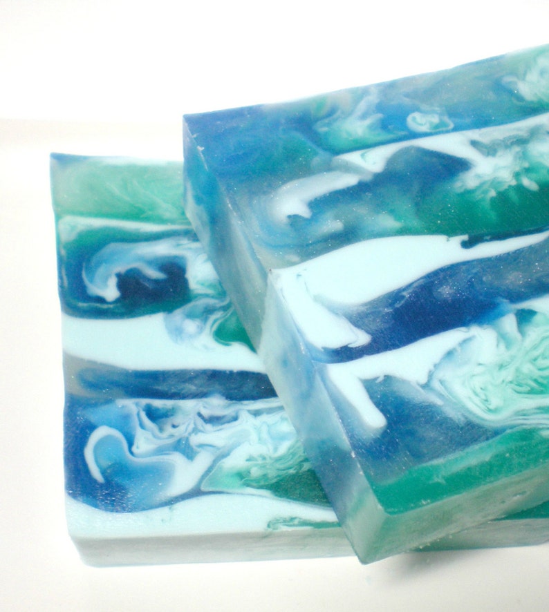 Ocean Mist Soap, Ocean Soap, Glycerin Soap, Shea Butter and Olive Oil Soap, Floral scented, Beach Soap,Nautical Soap, Sea Soap image 5