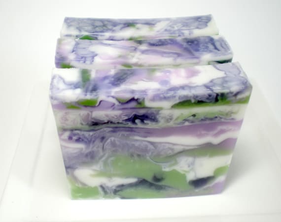 Lavender Chamomile Soap, Lavender Soap, Garden Soap, Vegan Soap, Hostess Gift, Chamomile soap, Handmade Shea Butter Soap,  Glycerin Soap