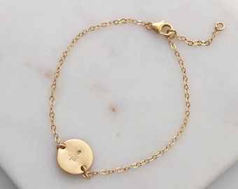 Gold Tree bracelet - delicate gold fill stacking jewelry