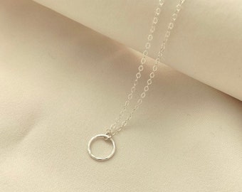 Silver Circle necklace