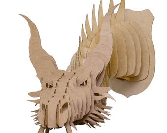 Cardboard Safari Nikita Cardboard Dragon Head