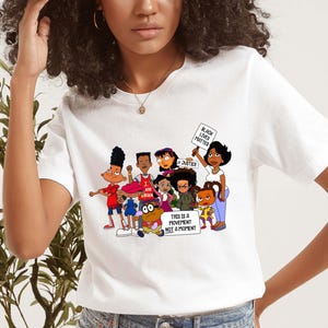 Juneteeth 1865, Black Cartoon Characters Shirt, BLM T-shirt, Black Culture Shirt, Black Owned Shirt, Black Girl Magic Shirt, Freedom Shirt