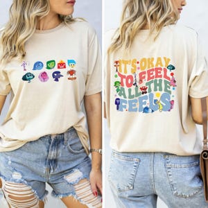 Inside Out It's Okay To Feel All The Feels, Mental Health Shirt, Inclusion Speech Therapy Shirt, Para, 212024, Inside Out Sweat, Disney Gift