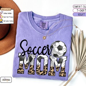 Soccer Mom Shirt, Soccer Gift, Game Day Shirt, Sport Mom Tee, Soccer Season Shirt, Soccer Ball Shirt, Mother&#39;s Day Gift, Soccer Fan Shirt