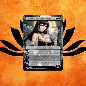 Liliana of the Dark Realms - Custom Proxy for Commander - Proxies