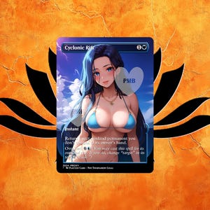 Faille cyclonique - proxy MtG personnalisé pour commandant - procurations - Waifu - Anime