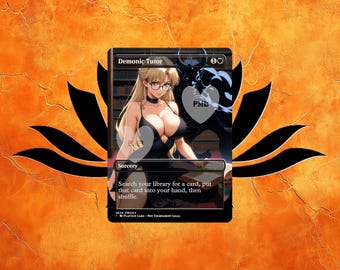 Demonic Tutor Classic Anime Style - Custom Proxy for Commander - Proxies