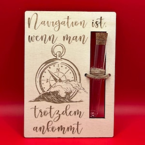 Cadeaukaart met nautisch / kompasmotief - voor zeilers - geldcadeau, cadeau-idee, verjaardag, rijbewijs, vaarbewijs, boot, cadeau