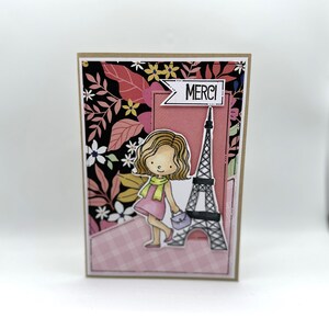 Carte de remerciement - Remerciements - Merci - Merci - Paris - Tour Eiffel - Remerciement de l'enseignant