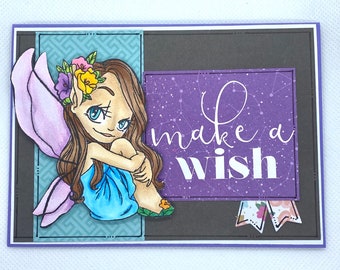 Birthday Card -  Fairy- Happy Birthday, Friend Birthday Card