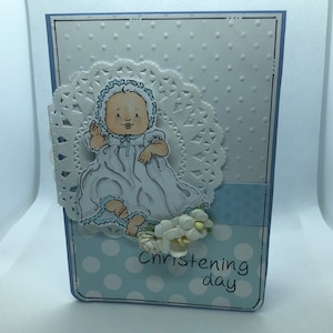 Tarjeta de bautizo - Niña / Bautismo / Bautizo / Día del nombramiento / Tarjeta para el bautismo / Tarjeta para el bautizo / Niños / Iglesia