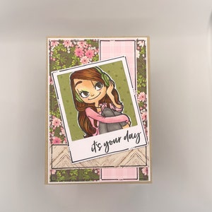 Birthday Card - Tween Girl - Music Lover- Happy Birthday - Greeting Card - Customisable Age - Music- Teen Birthday Tween Birthday Music