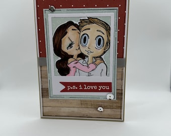 Love Card - Love - Carte d'anniversaire, Carte de Saint-Valentin - Anniversaire
