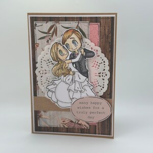 Wedding card - congratulations - card - bride and groom - wedding dress - wedding cards - cards - wedding gift - greeting card