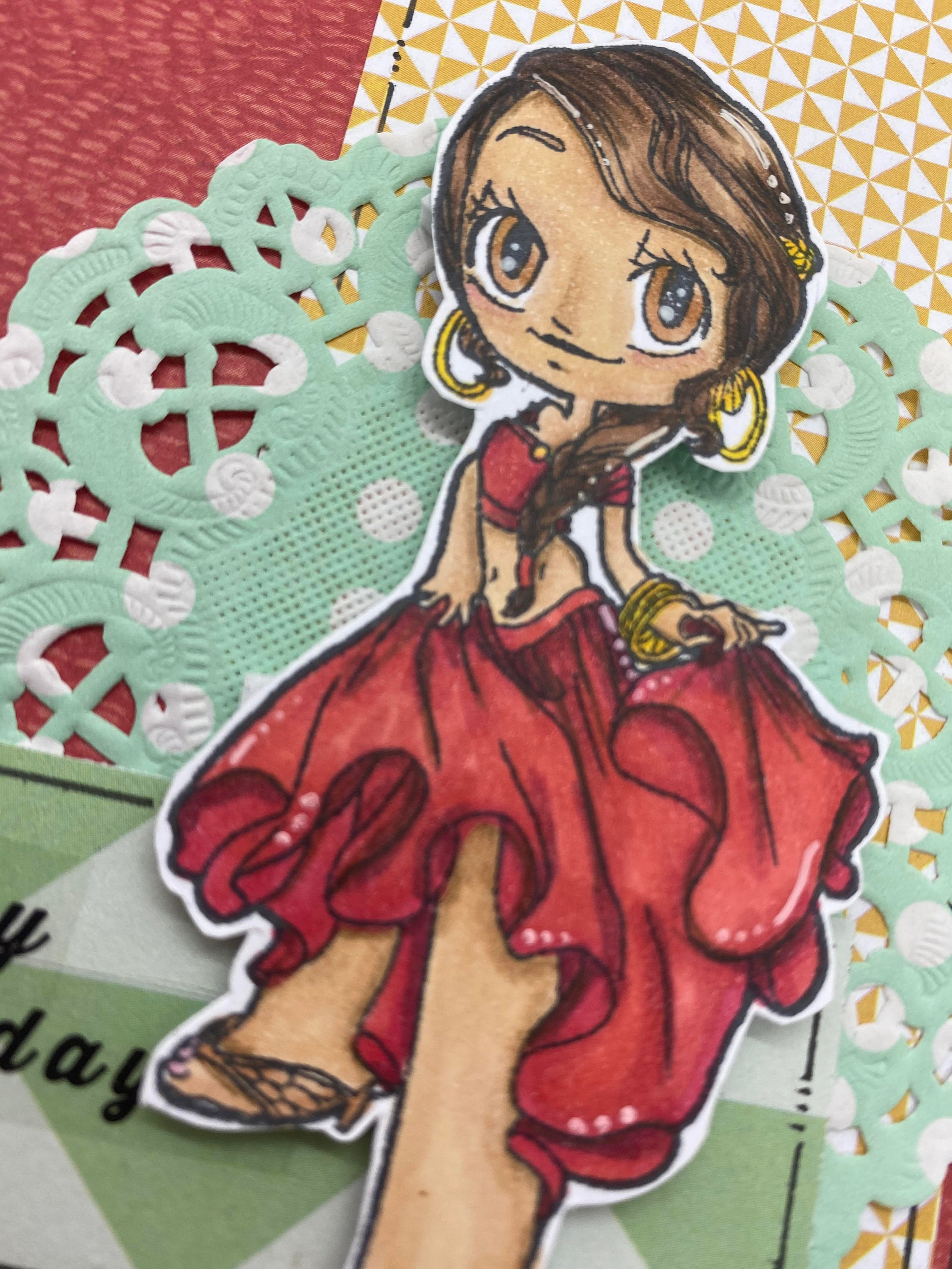 Birthday Card Happy Birthday Salsa Latin Dance | Etsy