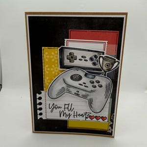バレンタインデー カード - バレンタイン - ビデオゲーム - ゲーマー - ゲーム - ゲーマーガール - 心を満たす - 駄洒落 - 愛 - 愛 - ボーイフレンド - ガールフレンド