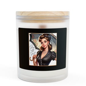 Empowering Candle for Women, Glam with Grit, Gift for Her, Friend Gift, Birthday Gift, Soy Candle Giftful, Wooden Wick