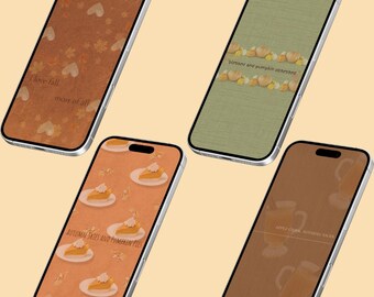 秋テーマの壁紙セット - iPhone 壁紙