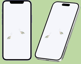 ミニマルなカメのiPhone壁紙