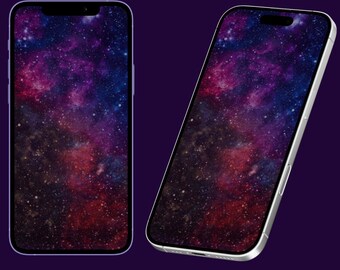 レトロな2016年版Tumblr風宇宙星モチーフのiPhone壁紙
