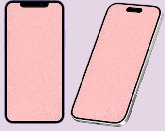 ミニマルなピンクのグリッターiPhone壁紙