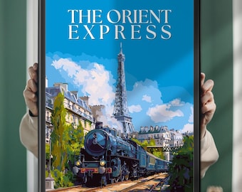Orient Express Art Print – Vintage Train Travel Poster