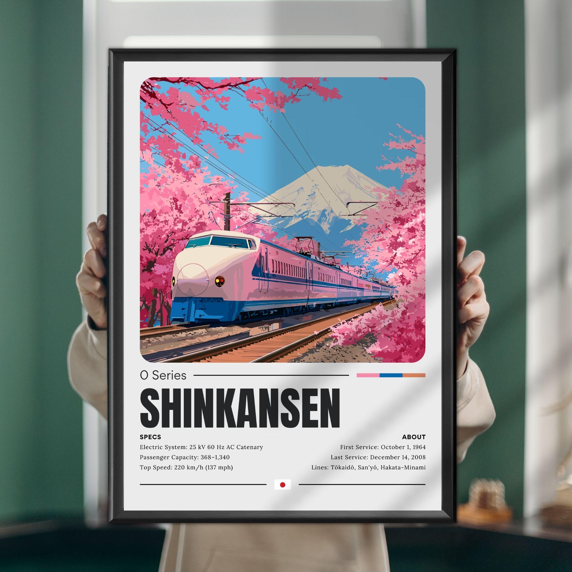 新幹線0系 • 日本の新幹線ウォールアート - Etsy 日本