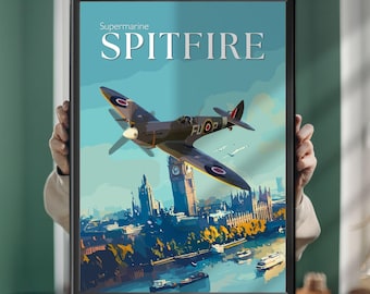 Supermarine Spitfire – British World War 2 Fighter Plane – Digital