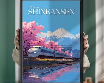 日本の新幹線広告 - ヴィンテージの日本の広告 - 日本のポスター