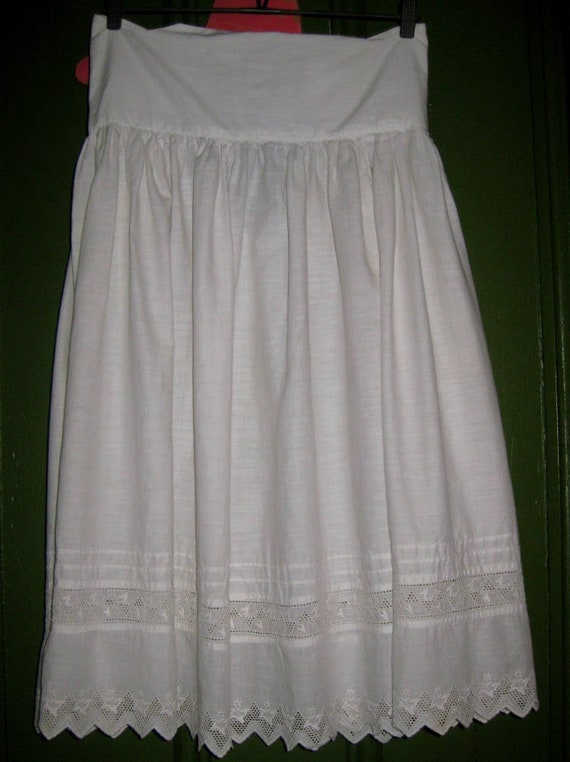 Antique Child's Cotton Half Slip