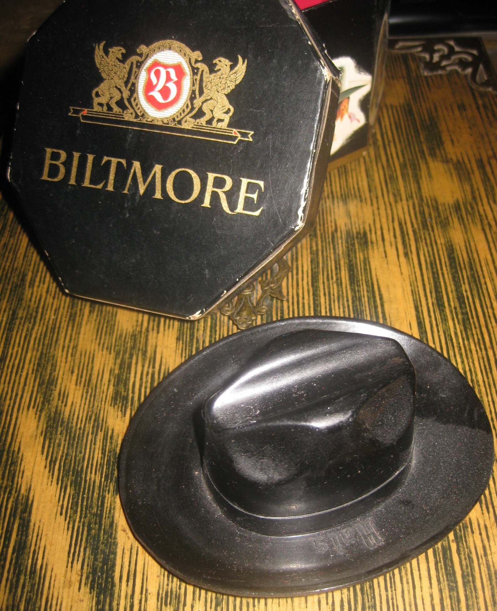Vintage Miniature Biltmore Hat Box w/ Ten Gallon Hat Canada Etsy