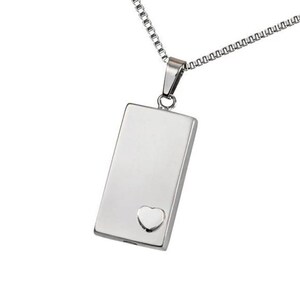 I Carry Your Heart Urn Necklace | Cremation Jewelry | Remembrance Cremation Charm Necklace
