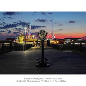 Maryland - 06 / Ocean City / Carnival / Beach / Boardwalk / Color / Home Decor / Wall Art / Original Photography Digital Download