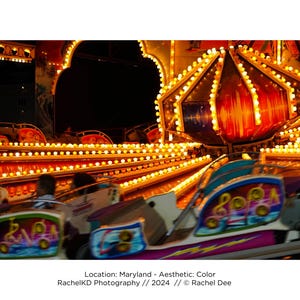 Maryland - 07 / Ocean City / Carnival / Beach / Boardwalk / Color / Home Decor / Wall Art / Original Photography Digital Download