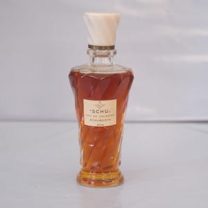 Vintage Schuberth “Schu” Eau de Cologne 50ml Splash Bottle | Fragrance for women