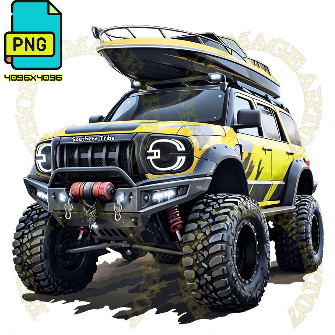 The Ultimate Off-road Warrior Png /land or Water, Adventure Never Stops ...
