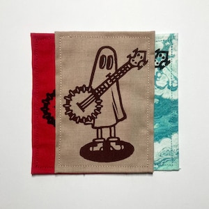Patch linogravure fait main - Ghost - The Performer