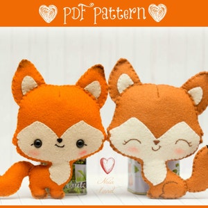 Foxes in love (PDF Pattern)