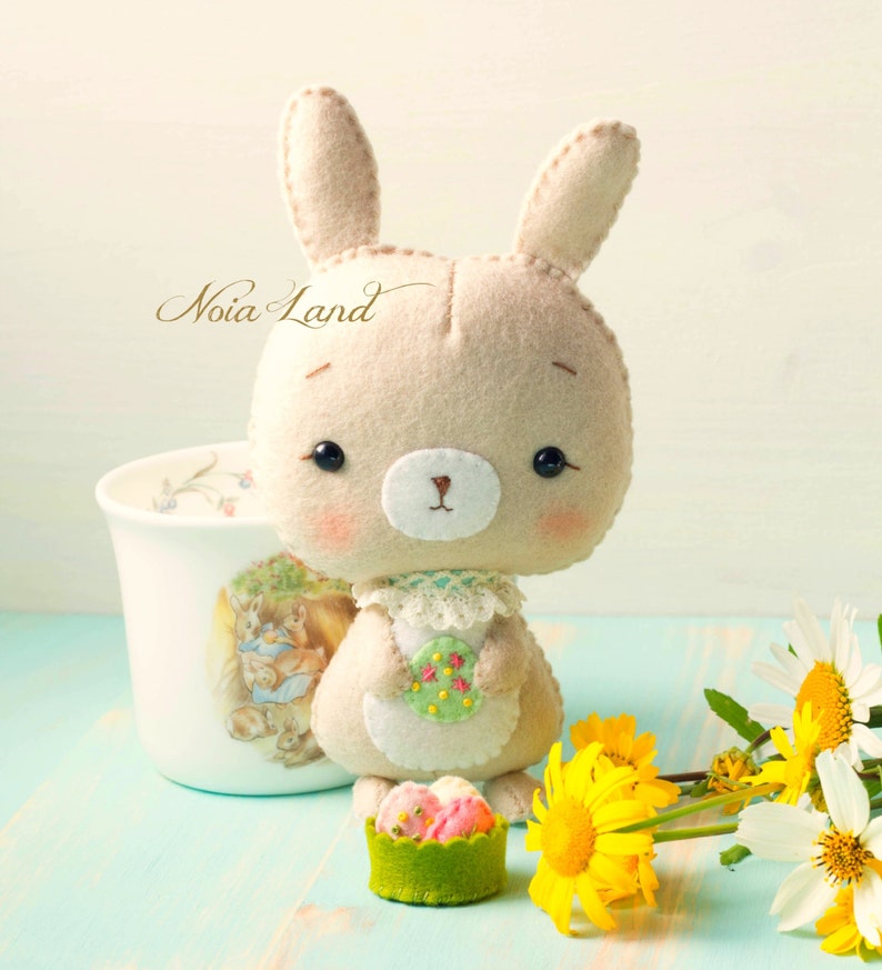 PDF Pattern. Cute Easter Bunny image 2