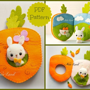 Carrot book. Bunny orchard activity book