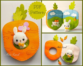 Carrot book. Bunny orchard activity book