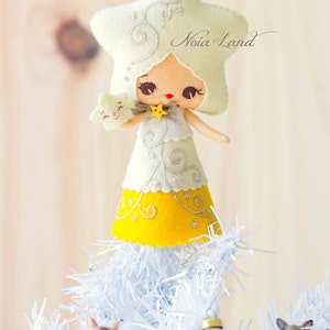 PDF Pattern. Christmas Star doll. image 2