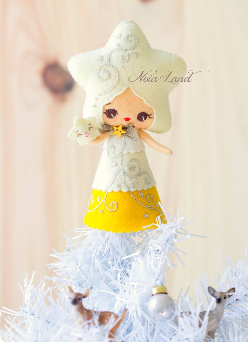 PDF Pattern. Christmas Star doll. image 2