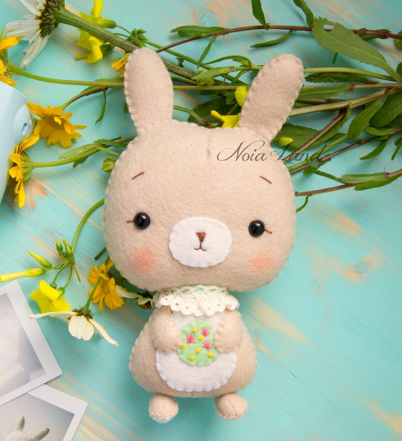 PDF Pattern. Cute Easter Bunny image 5