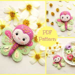 Tiny butterfly.  (PDF Pattern)