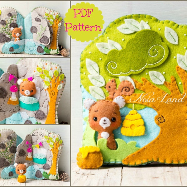 Bear soft book (PDF Pattern)