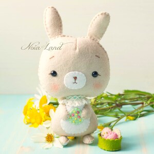 PDF Pattern. Cute Easter Bunny image 3